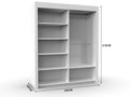 Lisbon 180cm_inside wardrobe view