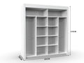Lisbon 203cm_inside wardrobe view