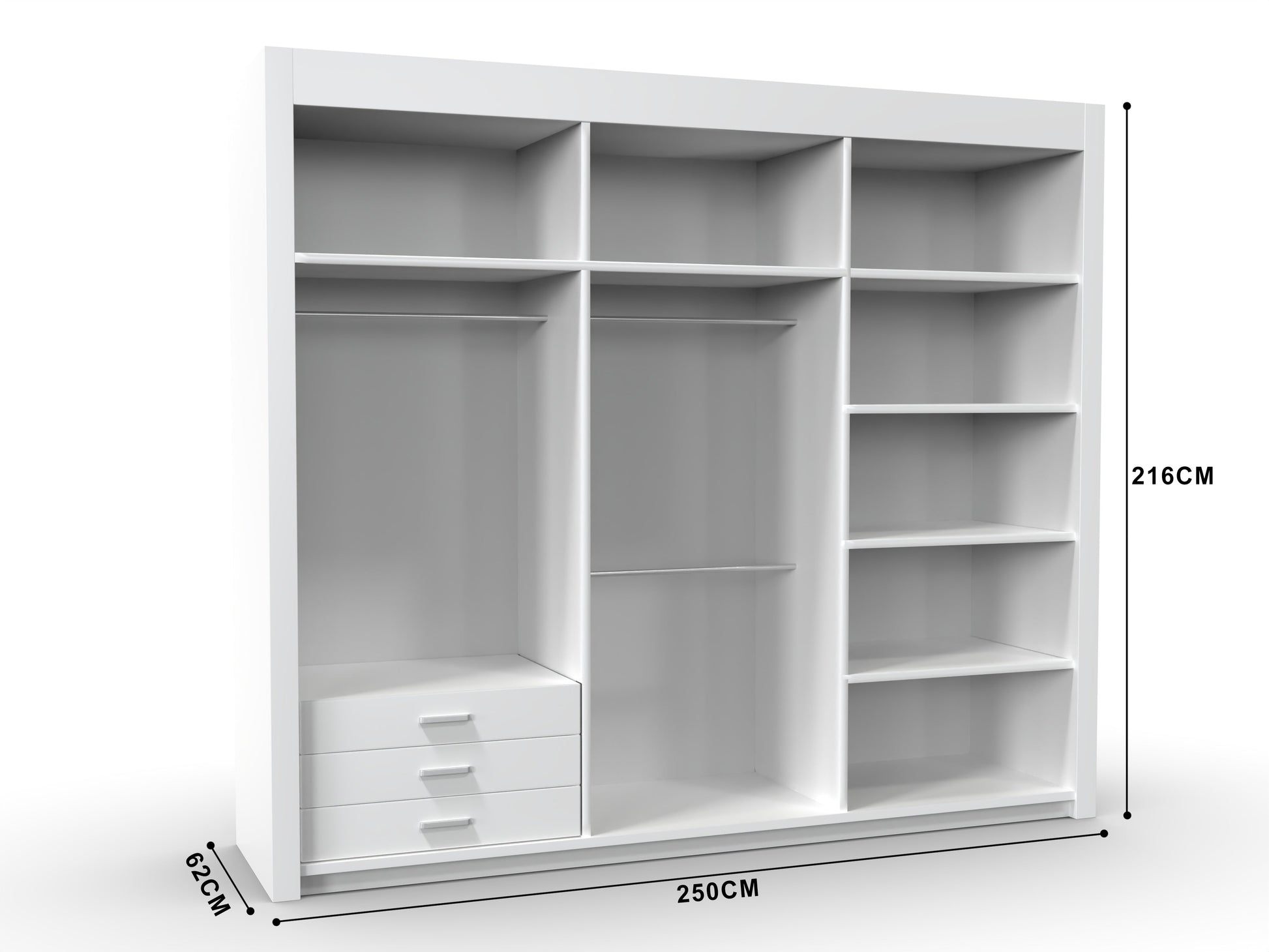 Lisbon 250cm_inside wardrobe view