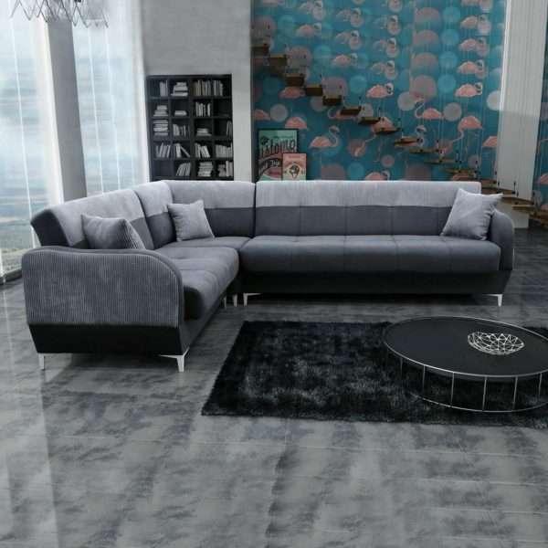 Gray Corner sofa bed