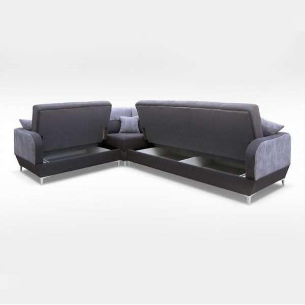 Gray Sofa Bed internal view