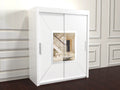 Nicole Sliding Door Wardrobe in White color , 180cm Wardrobe