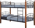 Oak Bunk bed with metal frame 