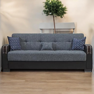 MALTA GREY SOFA BED 1 SEATER, 2 SEATER, 3 SEATER