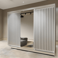 Modern Royal sliding wardrobe with mirror doors 250cm