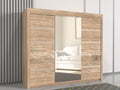 Oak Sliding Door wardrobe 250cm wide