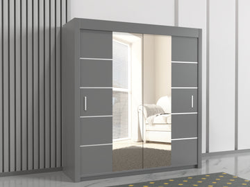 Lisbon Sliding Door Wardrobe 150cm/180cm/203cm/250cm